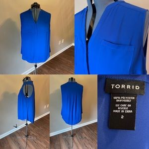 Torrid Harper Georgette Pullover Tank